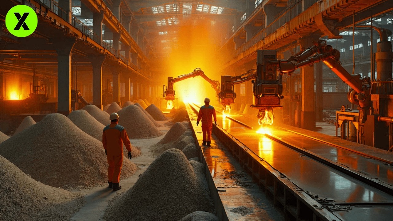 CÓMO se Fabrican TONELADAS de VIDRIO Diariamente en una Megafábrica 🏭