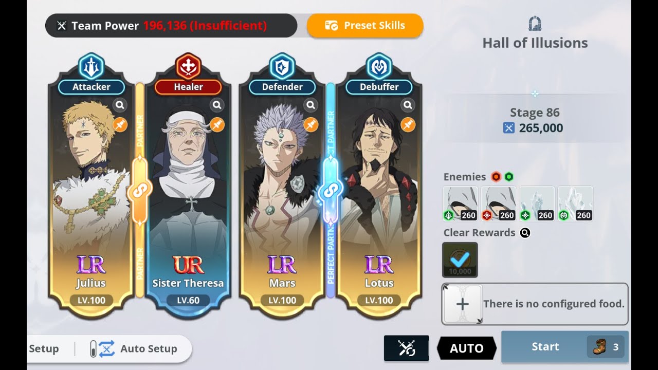 HOW TO BEAT STAGE 86/87 HALL OF ILLUSIONS EASY AND CHEAP TEAM