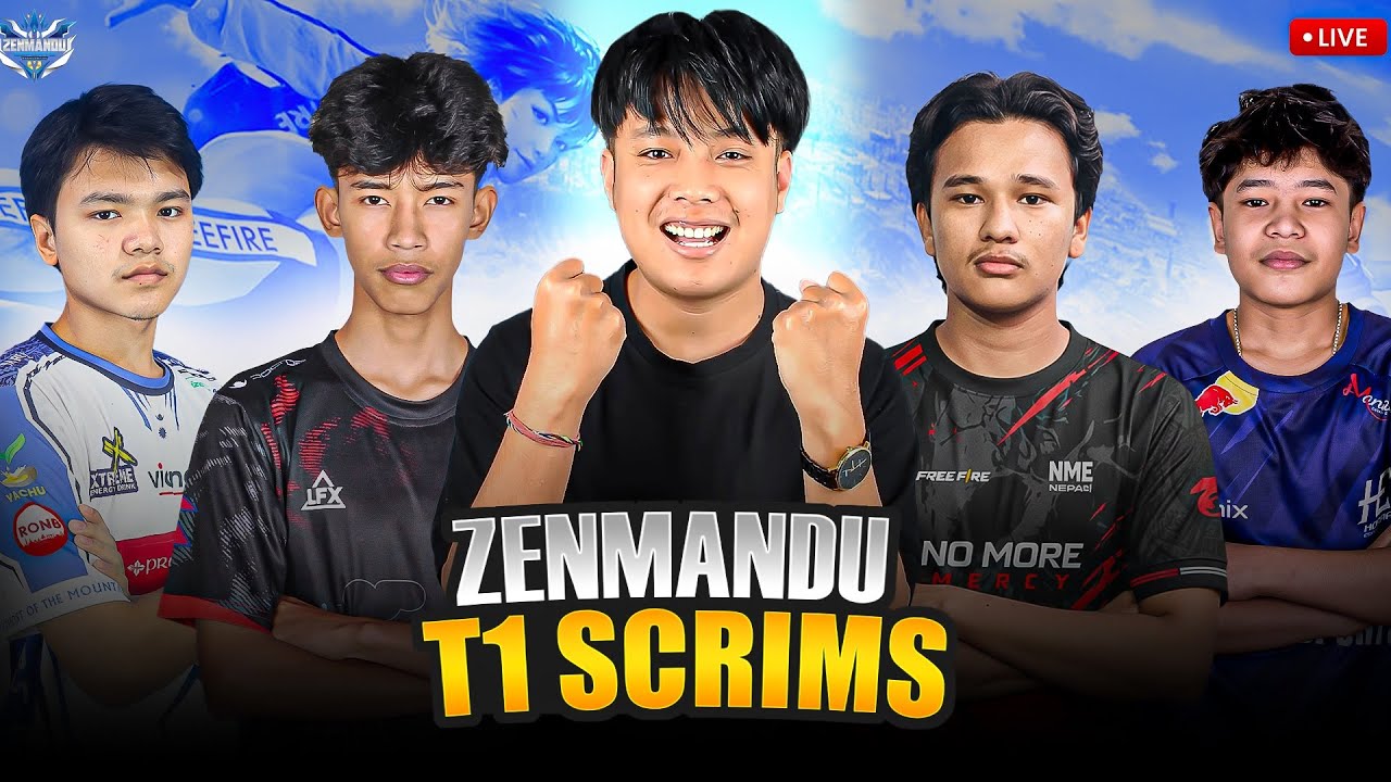 [ 🔴LIVE ] ZENMANDU T-1 SCRIM | PRO SCRIM | GRIND FOR FFNC🔥 | FT.