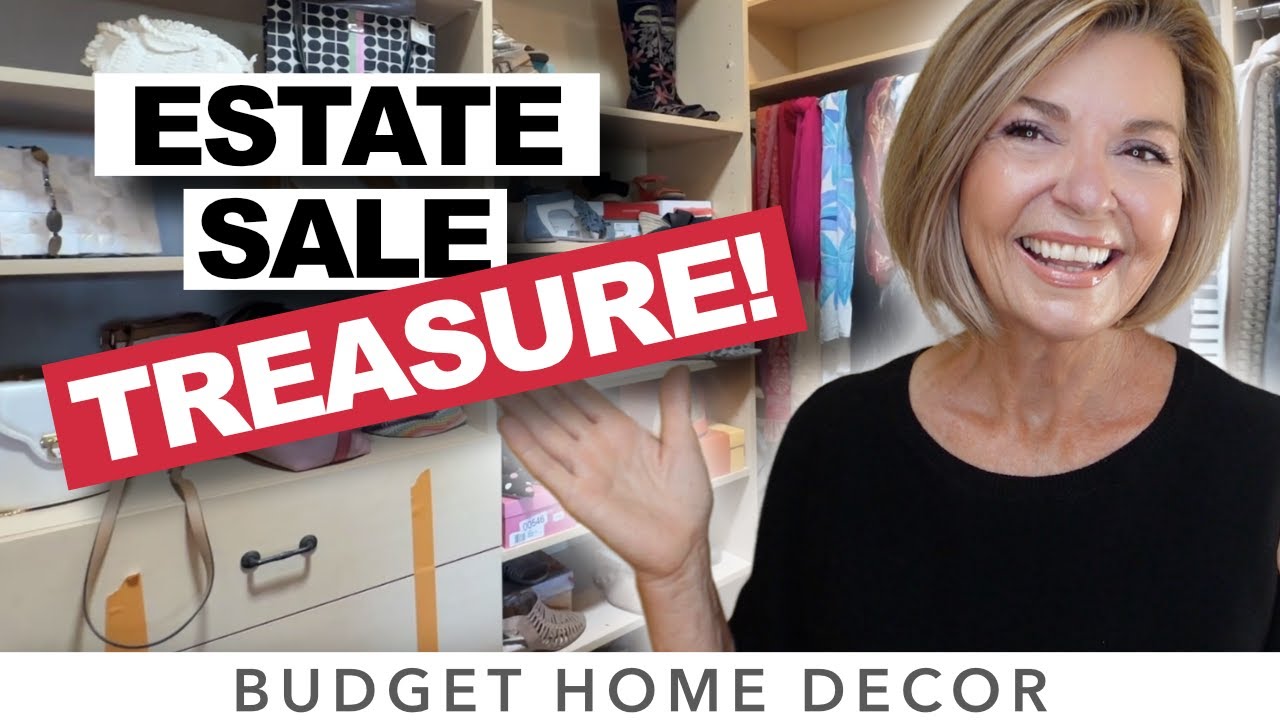 Estate Sale TREASURE! Thrift with Me | Vintage Home Decor