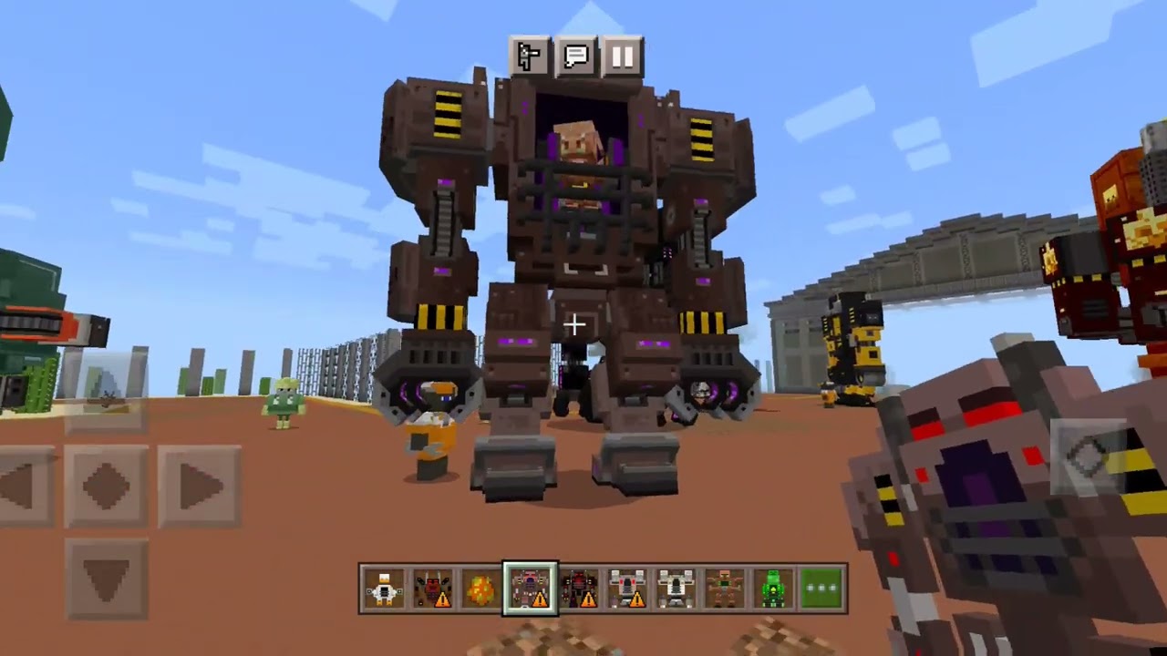 Mob Mechs ADDON in Minecraft PE