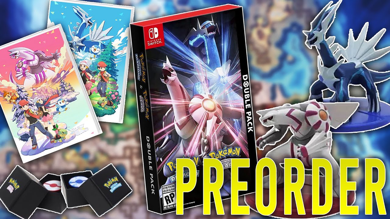 Current PRE-ORDER BONUS for Pokemon Brilliant Diamond and Shining Pearl!