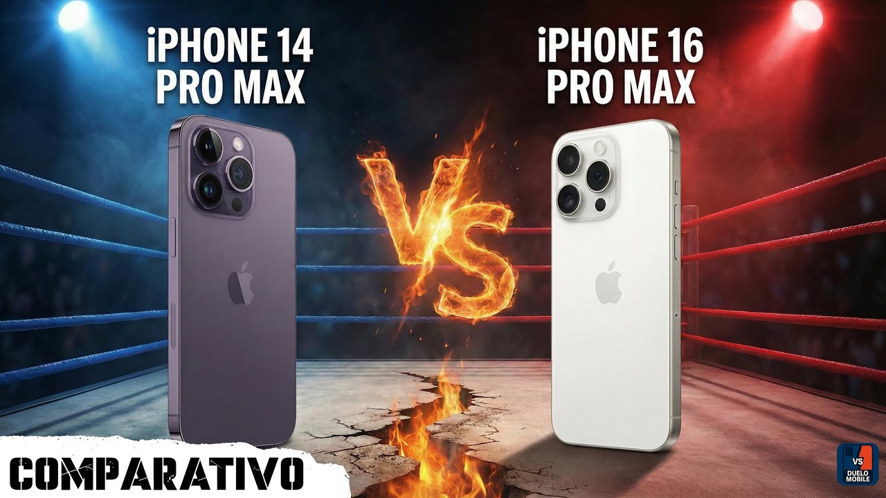 iPhone 14 Pro Max vs iPhone 16 Pro Max: Comparativo Completo | Qual Vale Mais a Pena?