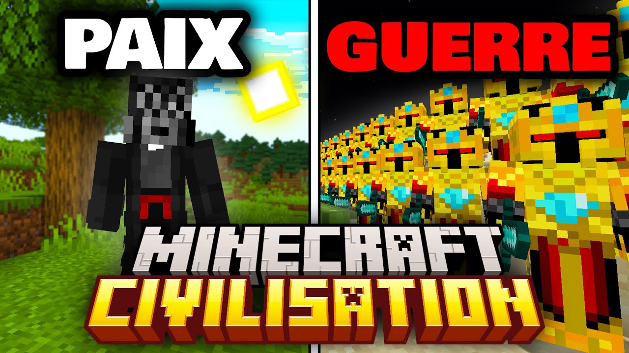 Une NOUVELLE AVENTURE UNIQUE ! (Civilisation Minecraft - Jour 1)