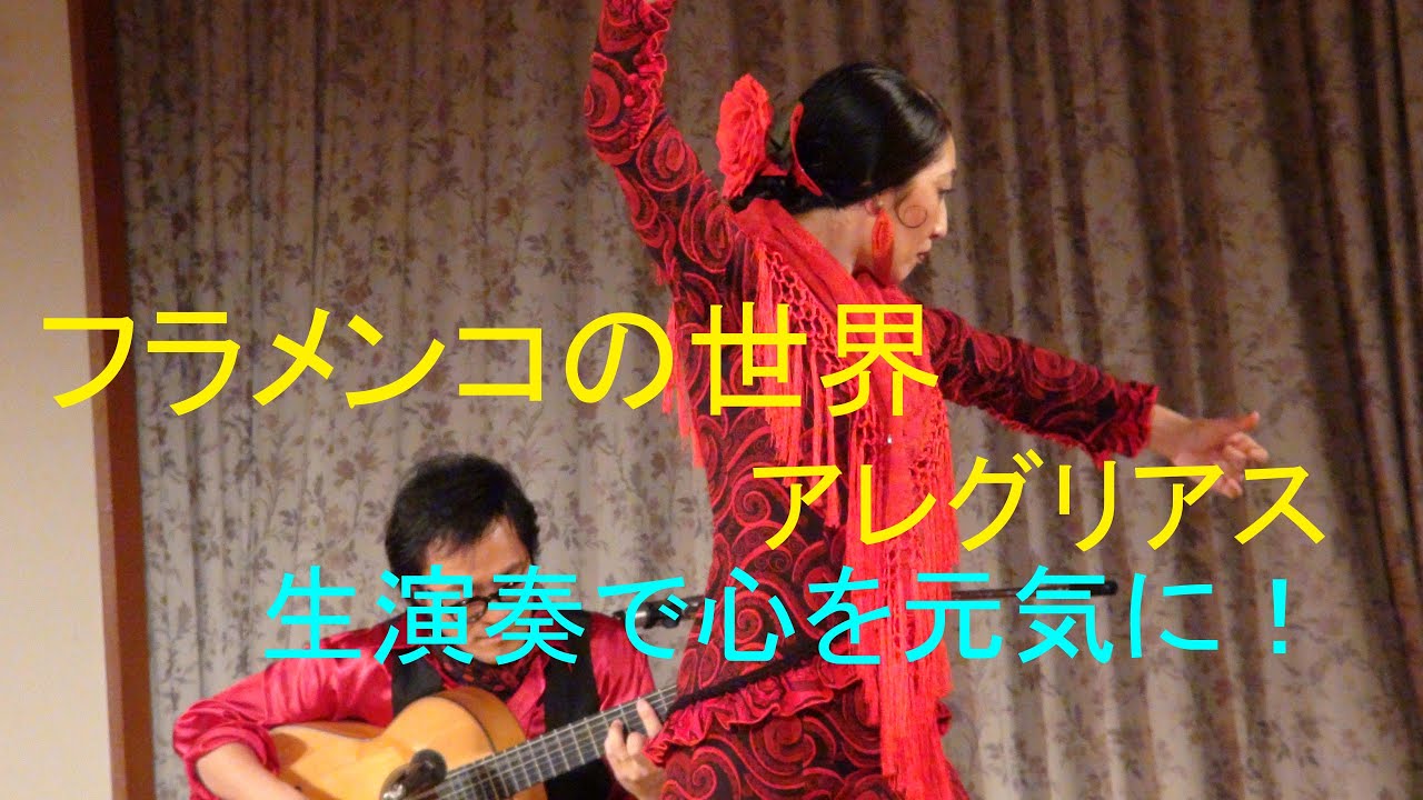 生演奏で心を元気に！　フラメンコの世界「アレグリアス」