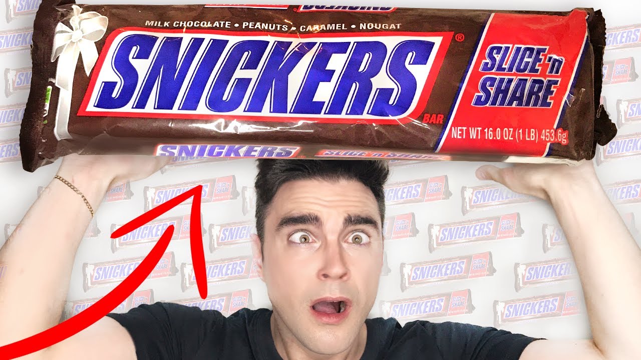 NAJWIĘKSZY SNICKERS NA ŚWIECIE (+2000 kcal)