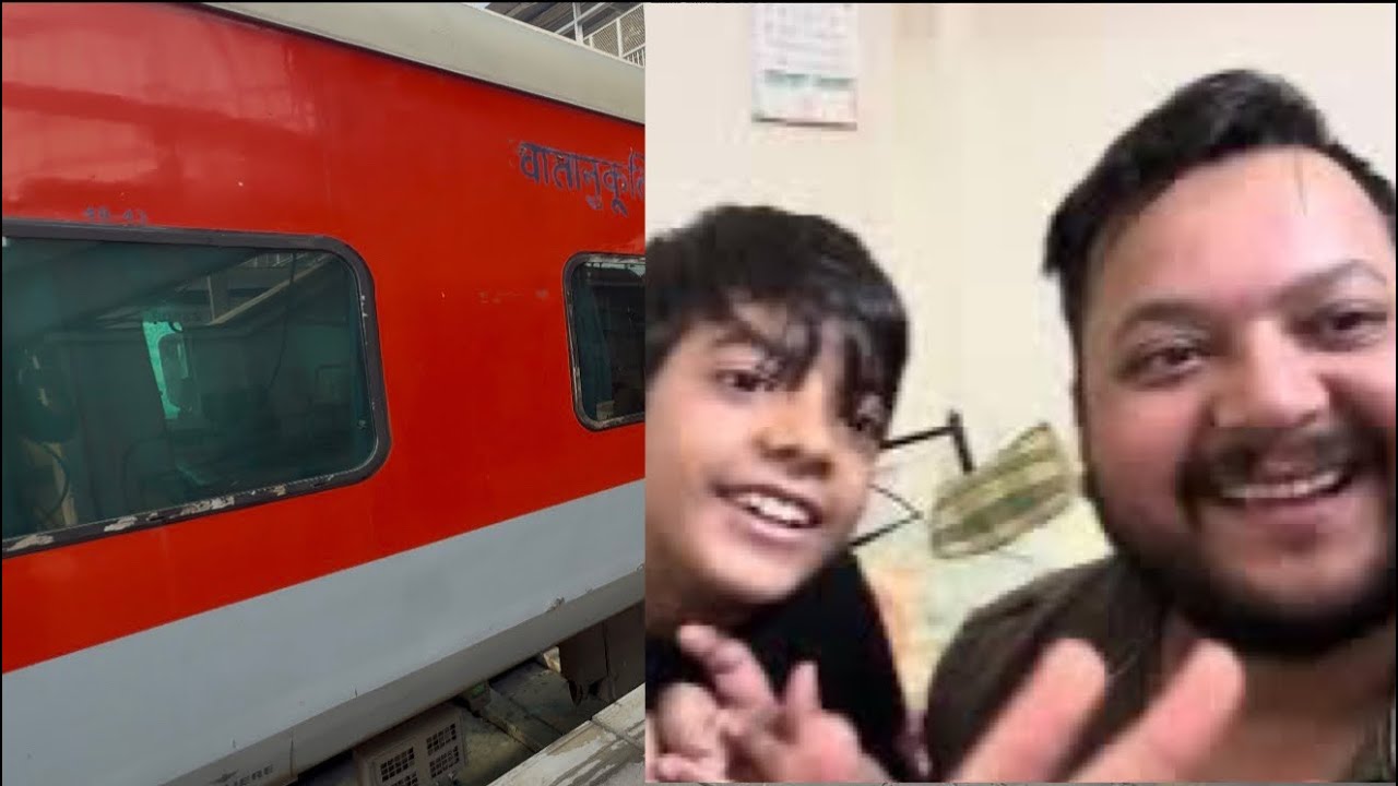 Phir se train 🚆 se jaana pada 😜