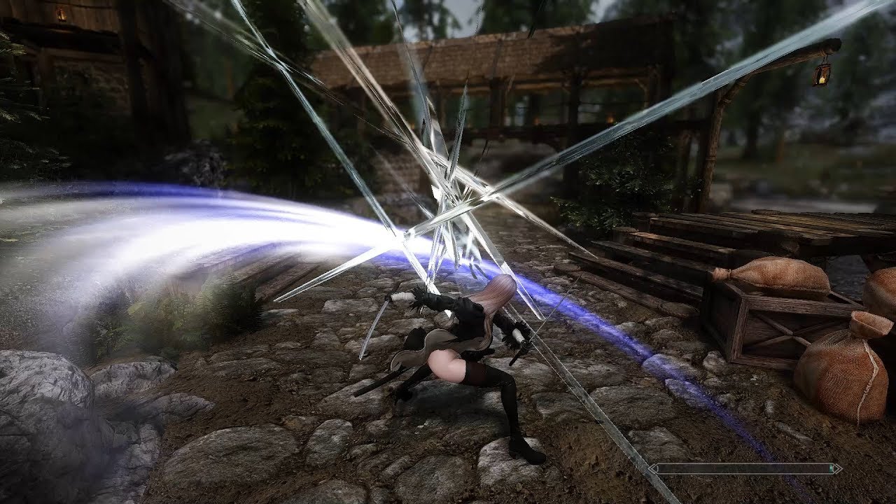Best Skyrim Attack Animation (Mixed)