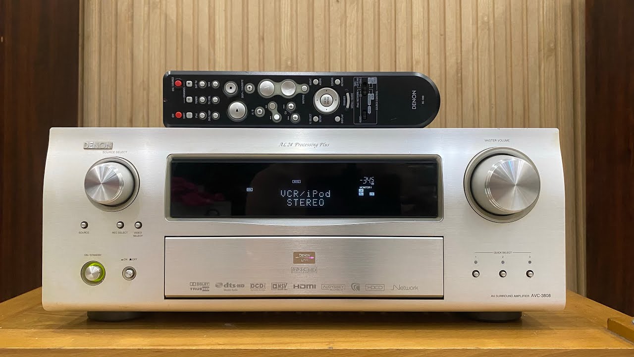 Denon AVC-3808 Japan 320W HDMI,Optical,USB lossless, Chip BurrBrown 1791 làm DAC☎️0834563852