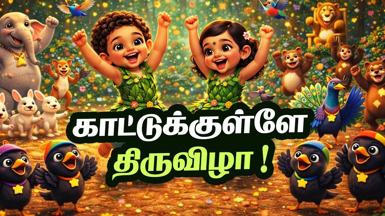 காட்டுக்குள்ளே திருவிழா | Magizh Pugazh Dance Song | Tamil Kids Song
