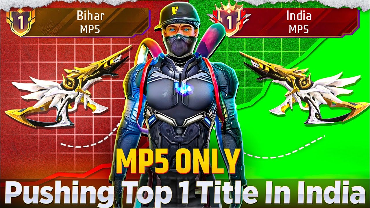Pushing for TOP 1 India in MP5 | Solo Br Rank Weapon Glory Pushing with Tips And Tricks | Ep-1