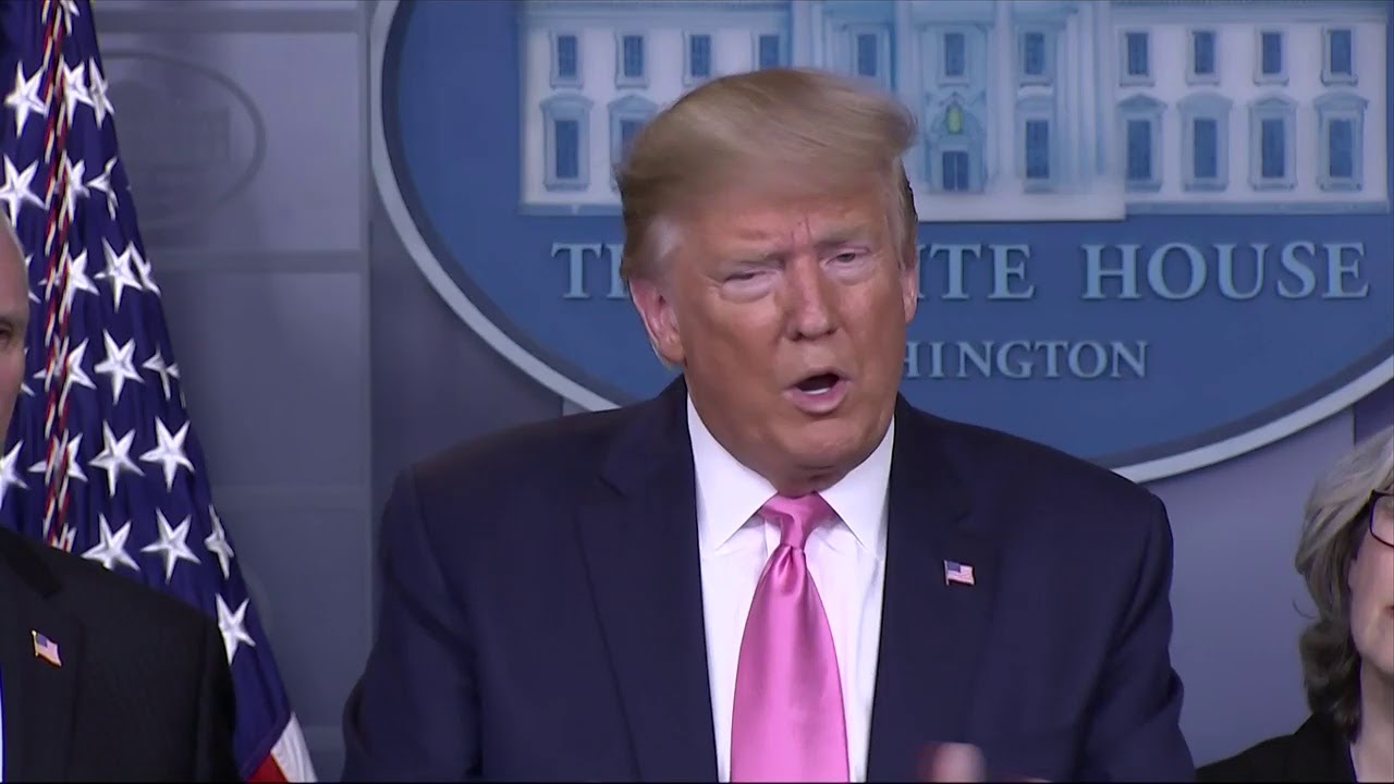 President Trump Holds Press Conference On Coronavirus