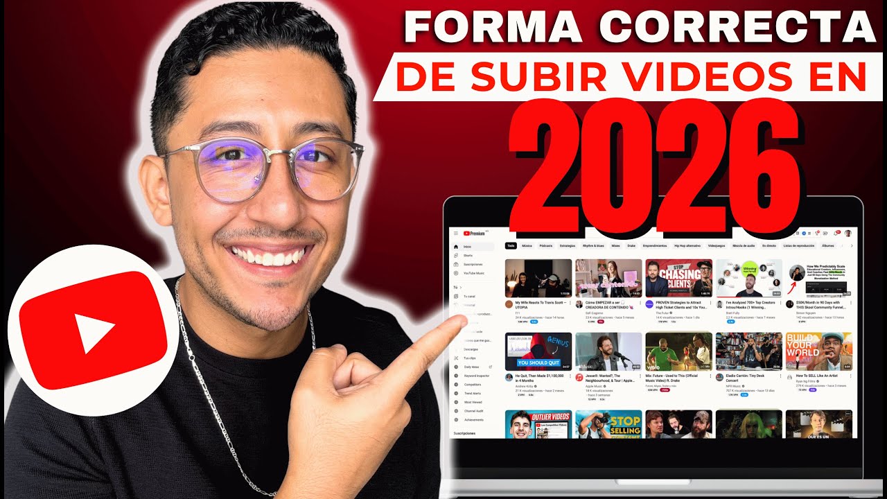 C&oacute;mo subir un VIDEO a YouTube - Correctamente 2026 ✅