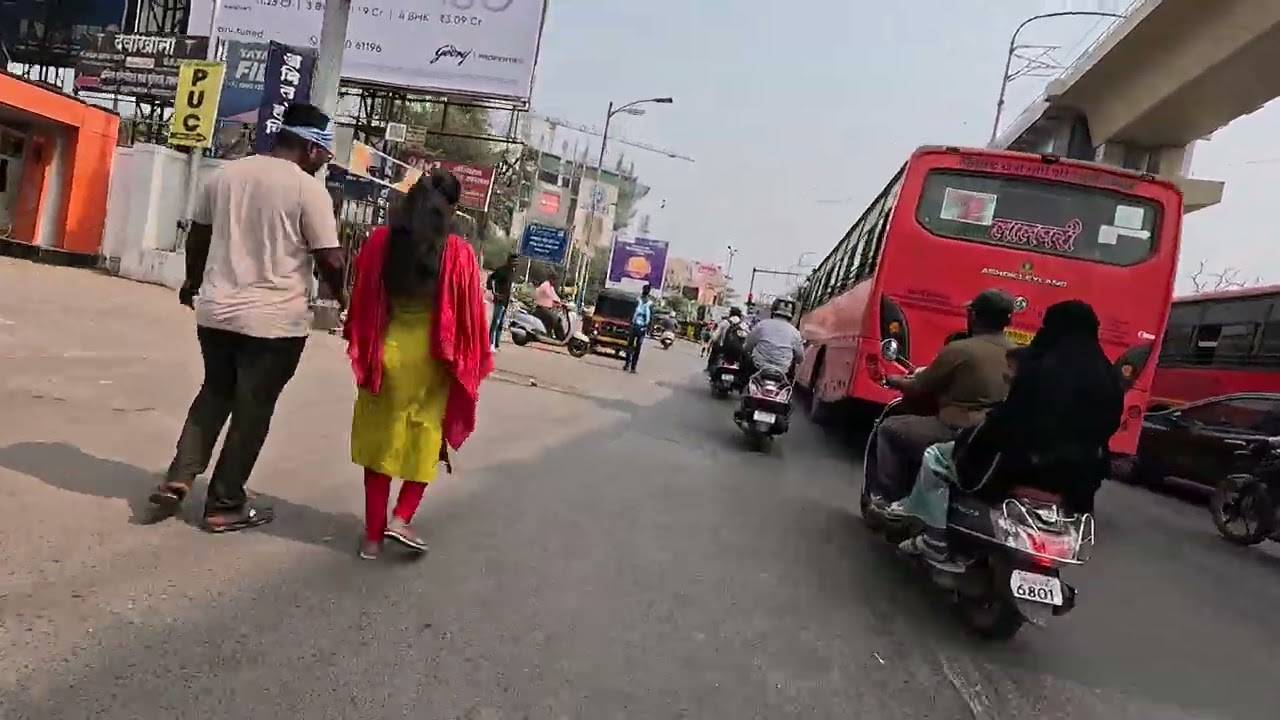 Cycling from Yerwada Metro Station to Office