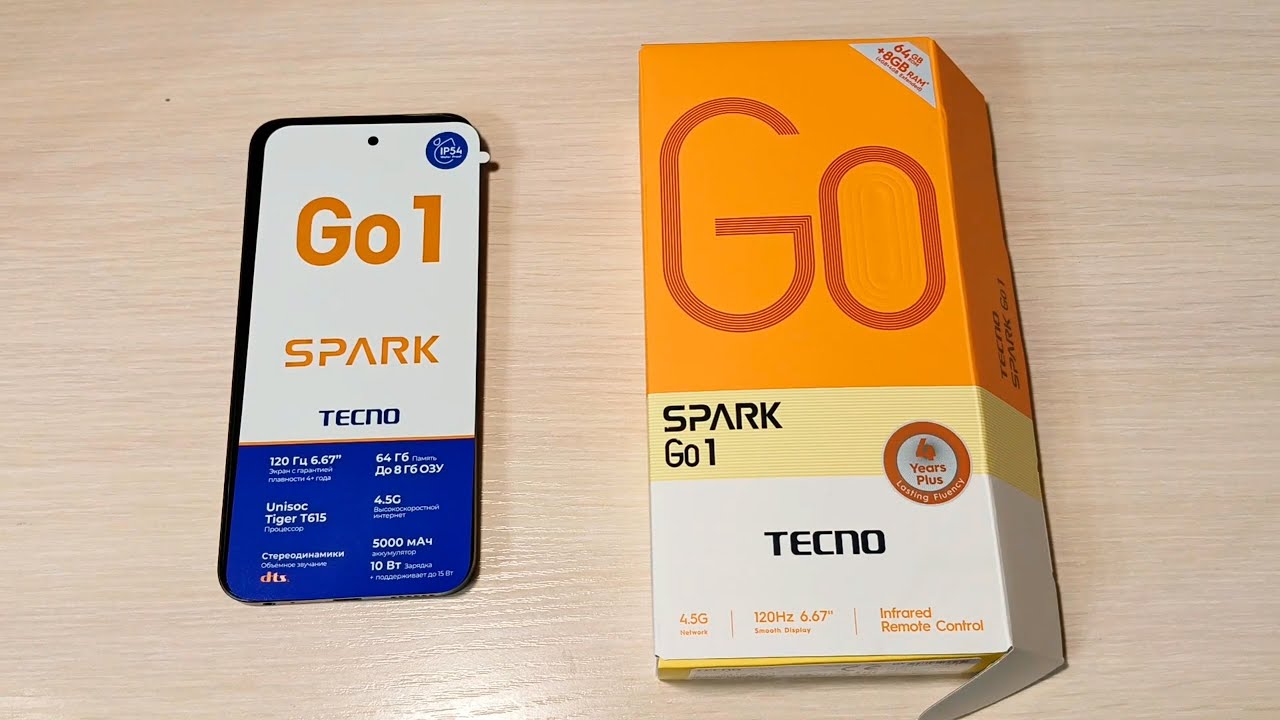 Обзор TECNO SPARK Go 1.  Бюджетный смартфон до 7000р.