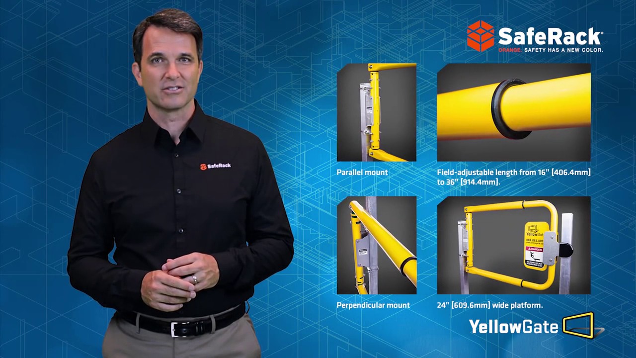 YellowGate Adjustable Safety Swing Gates HD