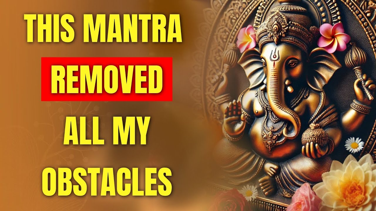🔴 LIVE 🔴 WEDNESDAY SPECIAL 🔴 Ganesh Mantra To Remove All Obstacles & Negative Energies