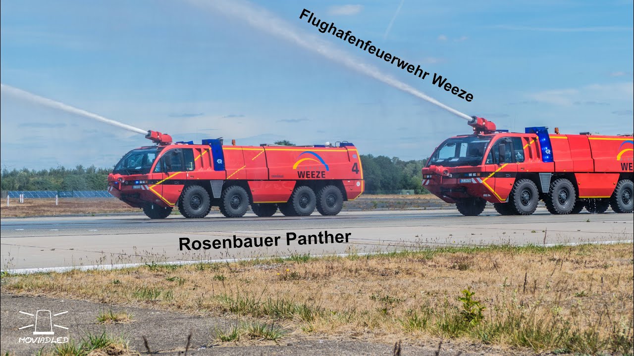 Flughafenfeuerwehr Weeze Rosenbauer Panther