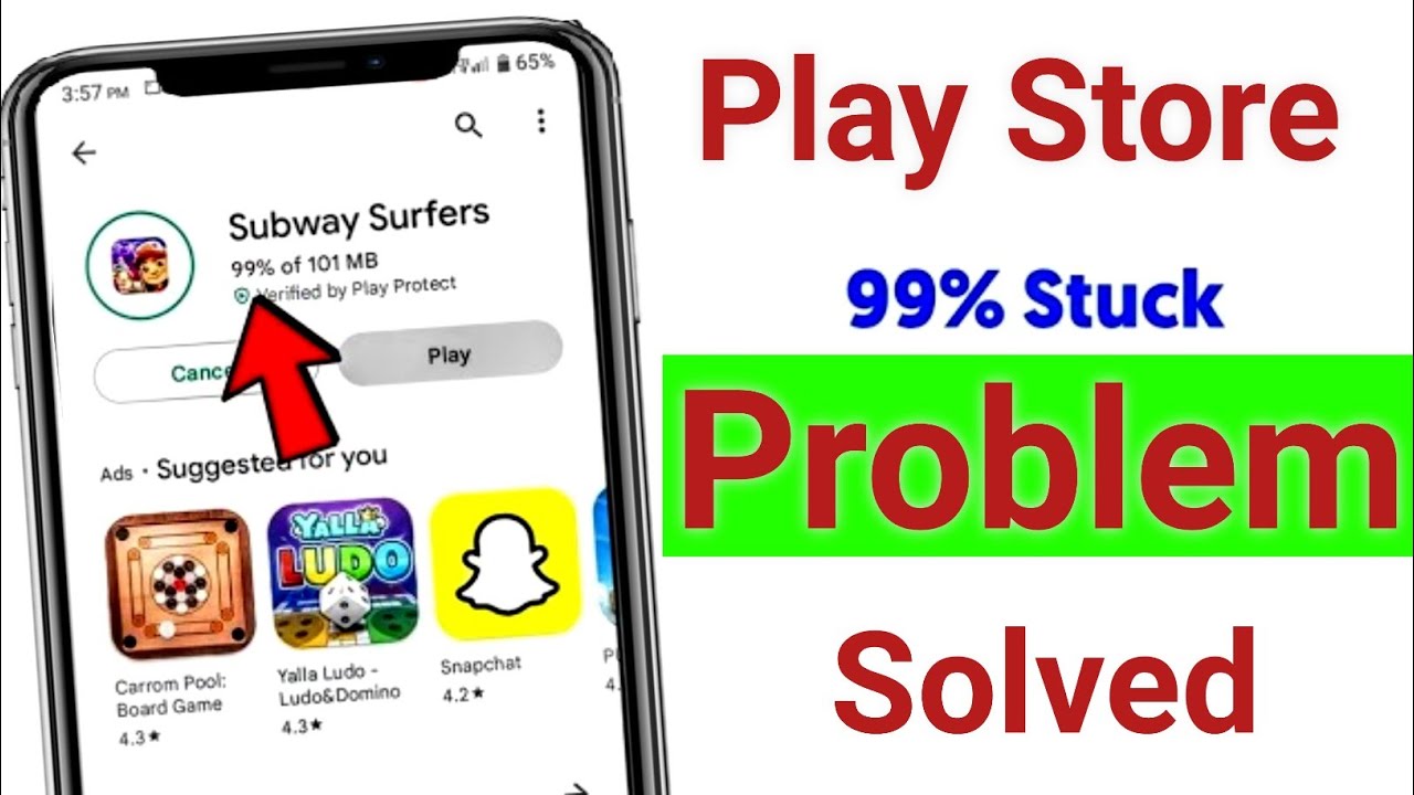Play store apps 99% stuck problem solved | apps 99% stuck android fix | app install nahi ho raha hai