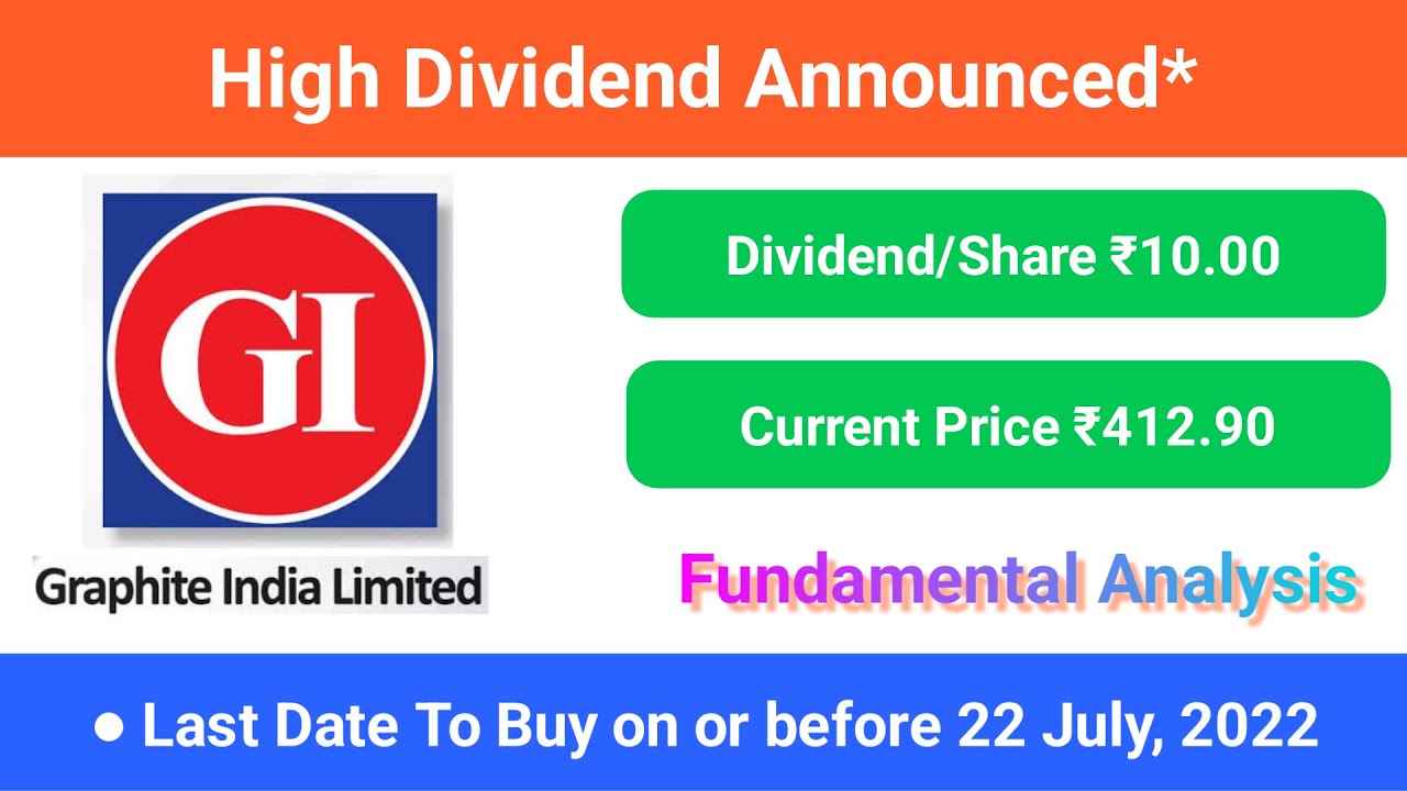 Rs. 10 dividend declared || Graphite India latest news || Graphite India share dividend 2022