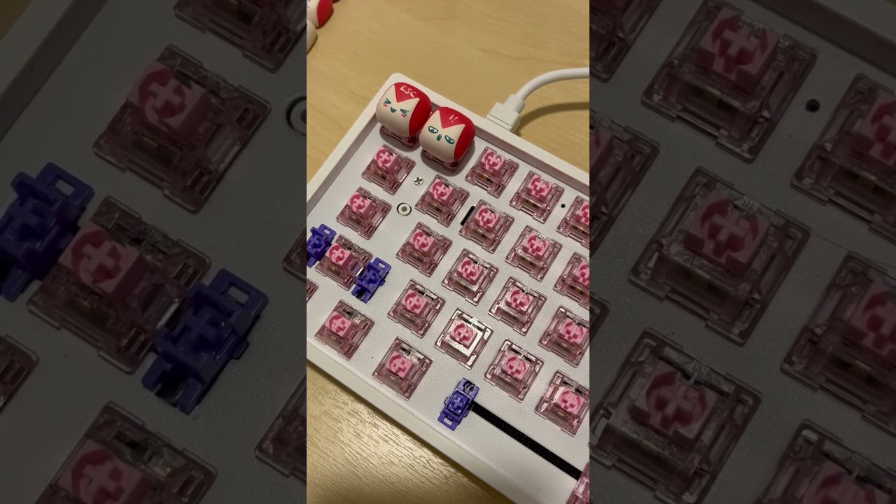Transforming My Keyboard ✨ New Keycaps Unboxing! #vlog #keyboardasmr #satisfying #asmr