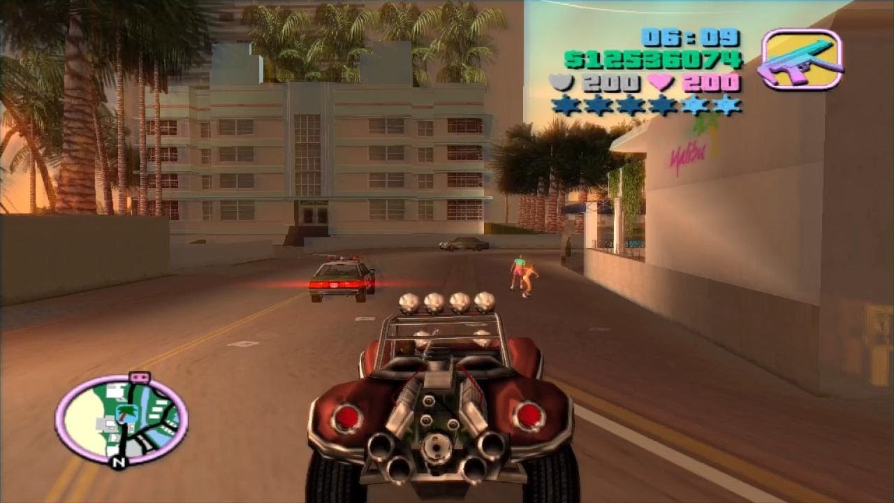 Grand Theft Auto: Vice City Running over pedestrians with BF Injection,Part 2