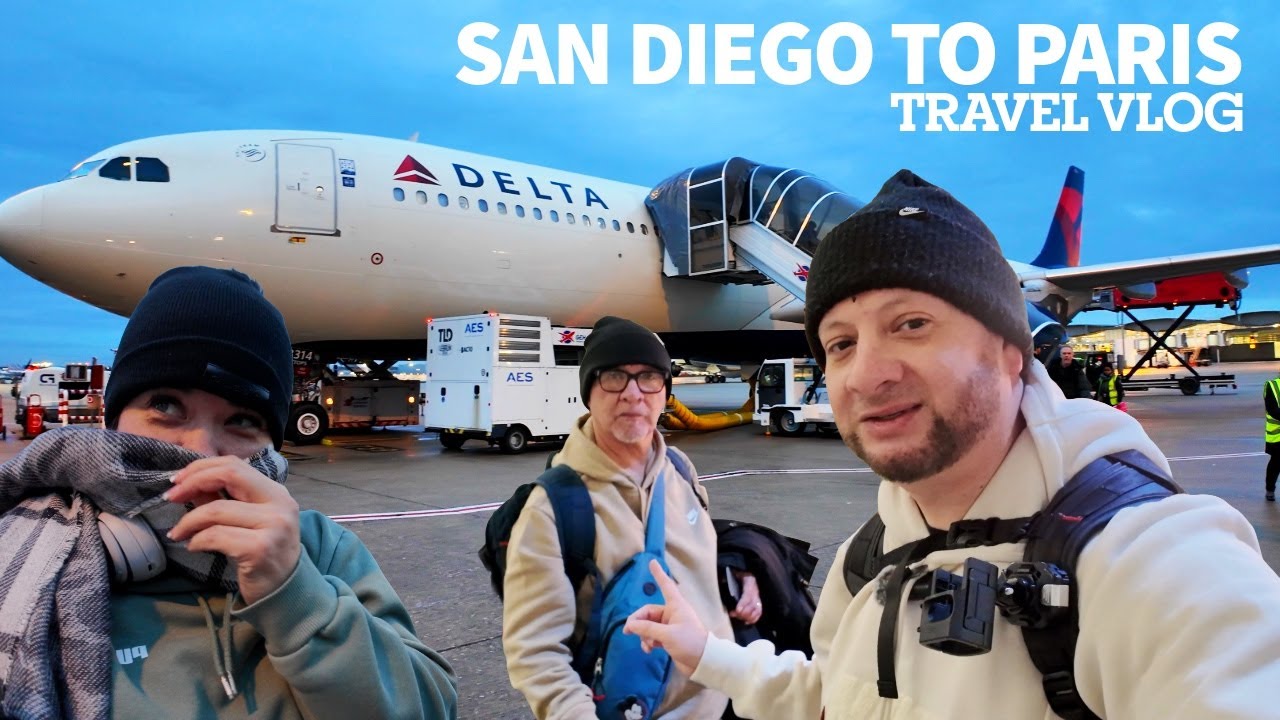 Перелет из Сан-Диего (SAN) в Париж (CDG) рейсом Delta с регистрацией в отеле Adagio Serris рядом ...