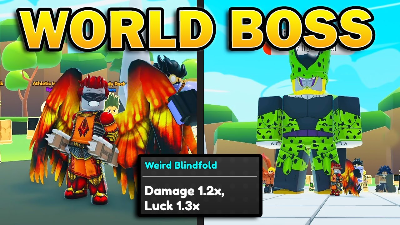 World Boss INFO and ALL Accessories in Anime Warriors Simulator 2