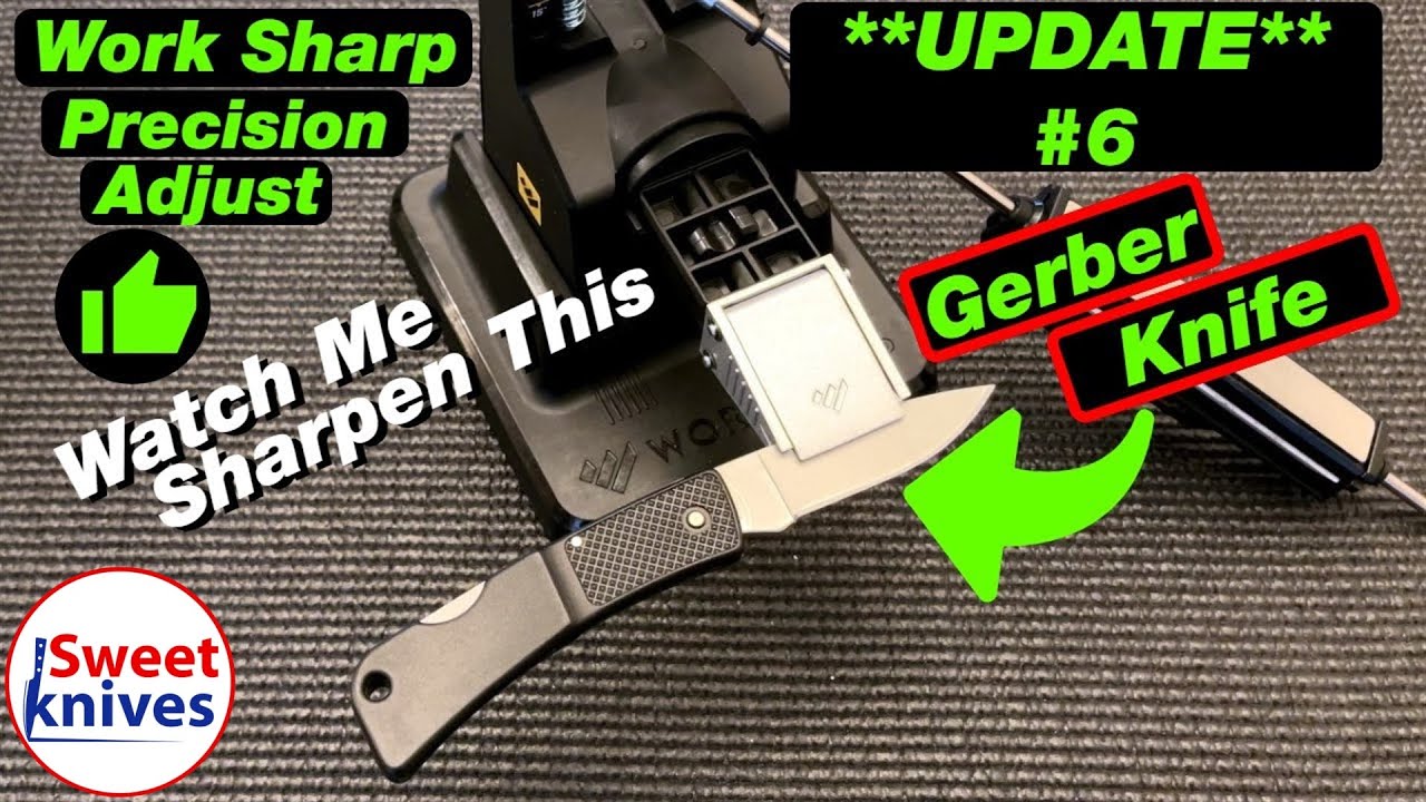 Gerber Knife Sharpening Video 3M Lapping Films for Work Sharp Precision Adjust Sharpener