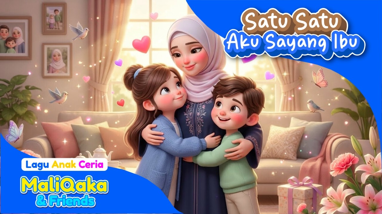 Satu Satu Aku Sayang Ibu | Lagu Anak Indonesia Terbaru | Lagu Anak 3D Kartun 🌈