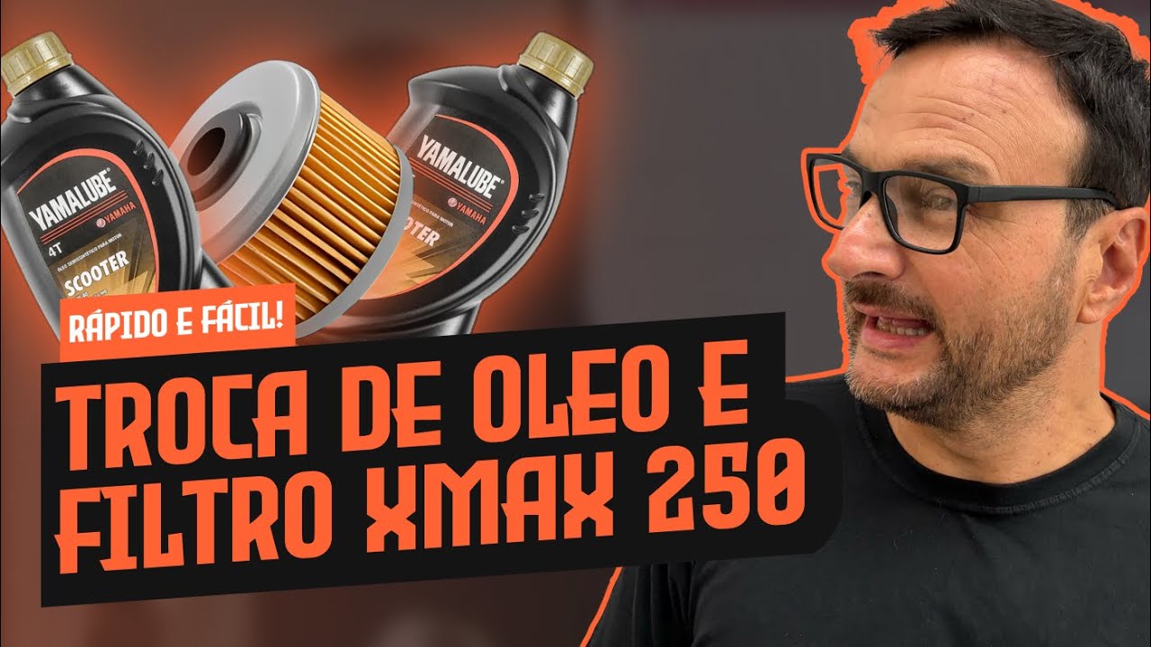 RÁPIDO E FÁCIL | Troca de Oleo e Filtro Xmax 250
