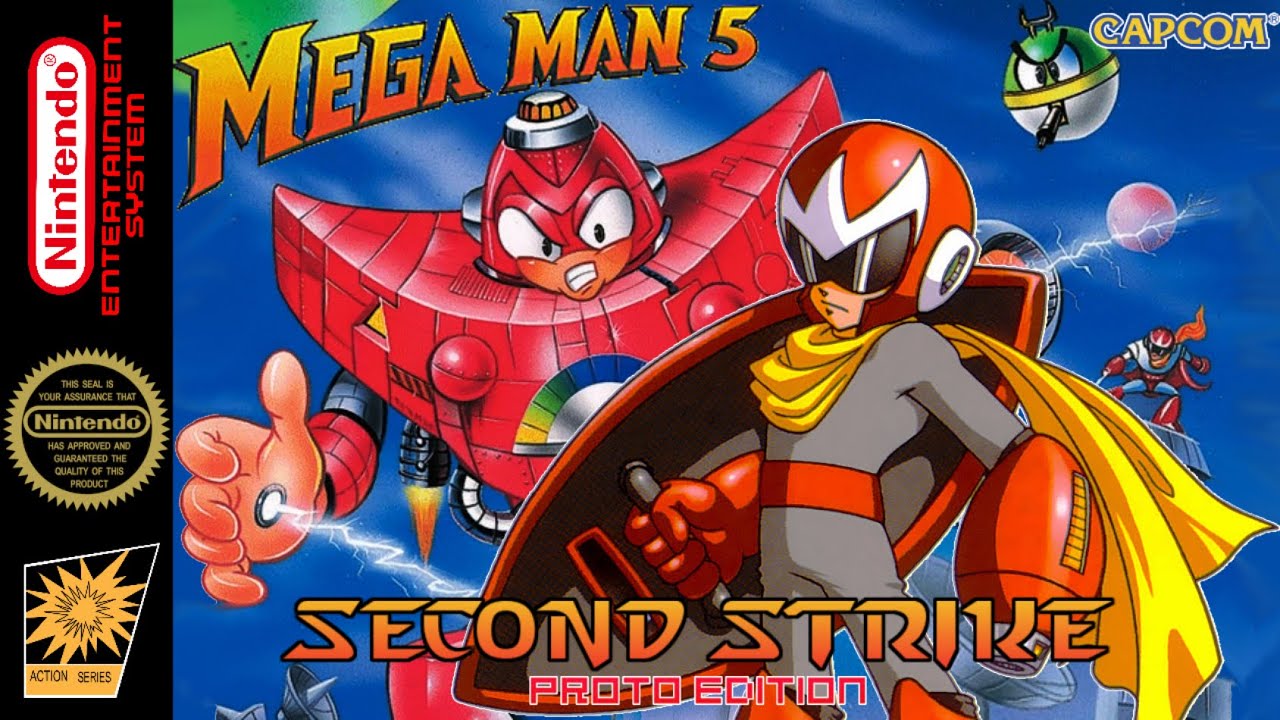 Mega Man 5: Second Strike - Protoman Edition [NES] Longplay