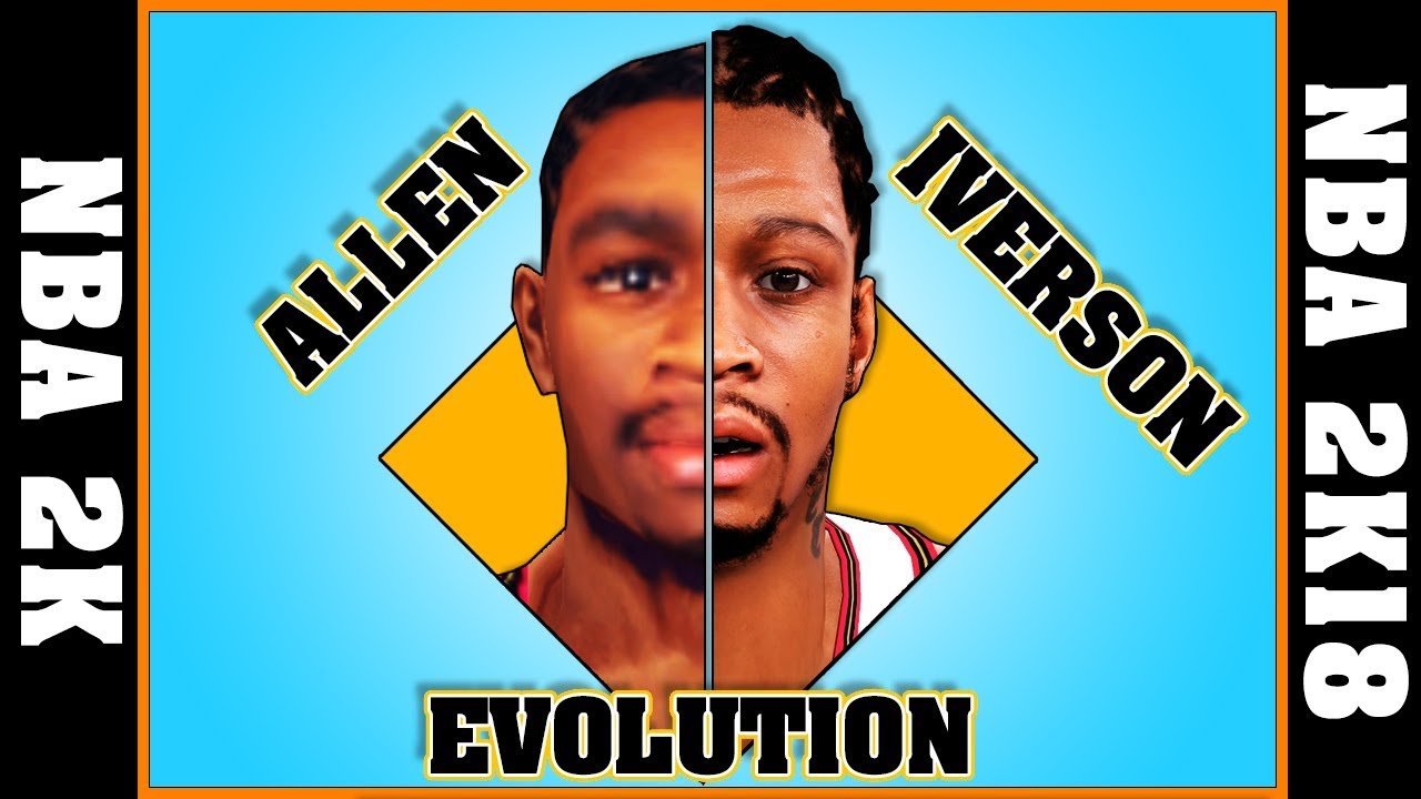 ALLEN IVERSON evolution [NBA 2K - NBA 2K18]