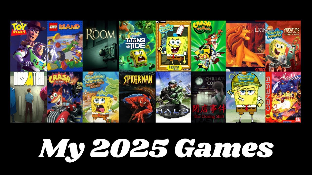 Ranking All 16 Games I Beat in 2025