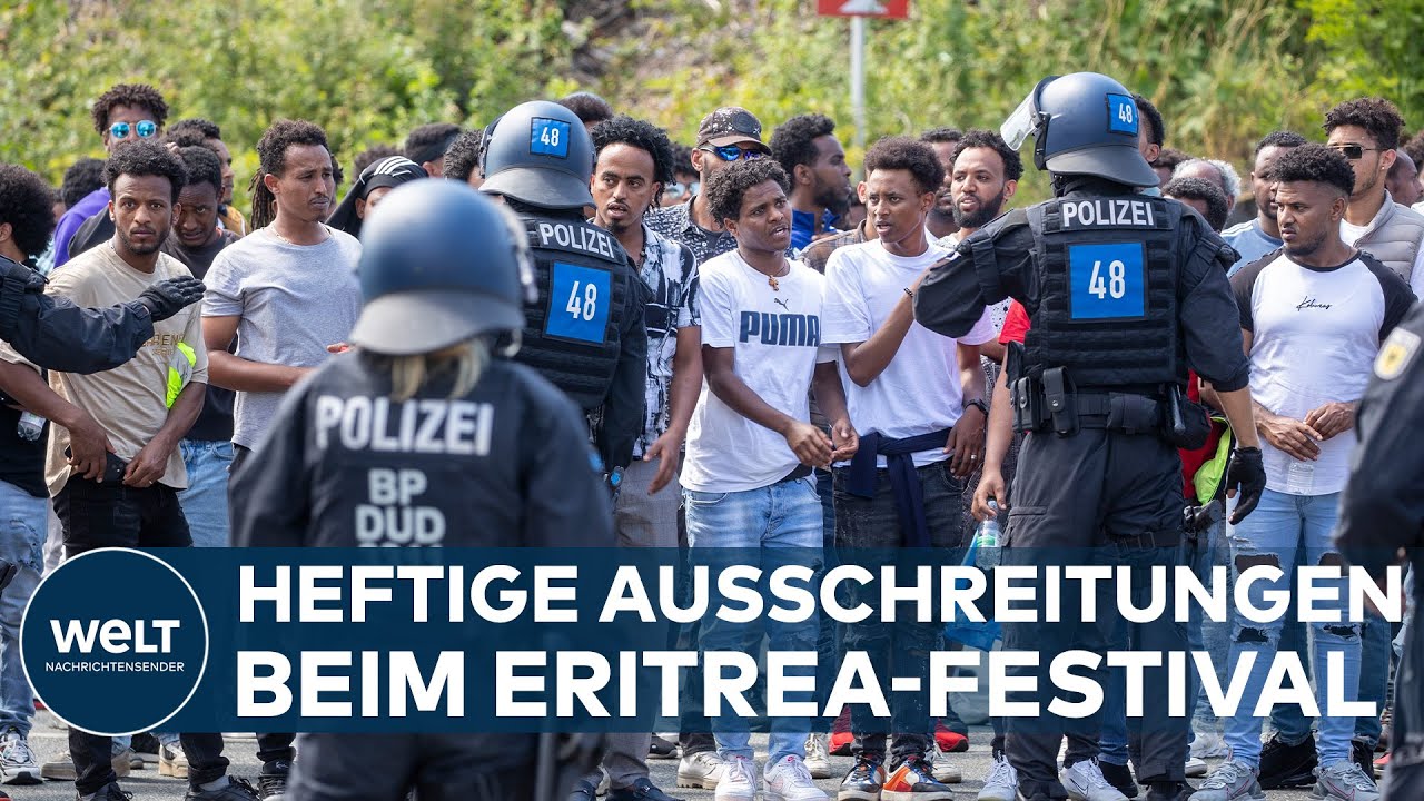AUSSCHREITUNGEN IN GIESSEN: Gegner des Eritrea-Festival randalieren gegen regimenahes Fest