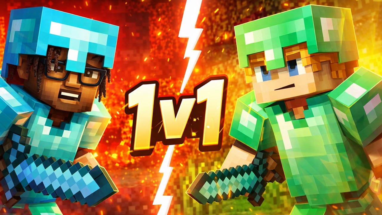 I Tried Minecraft 1v1s As A Beginner
