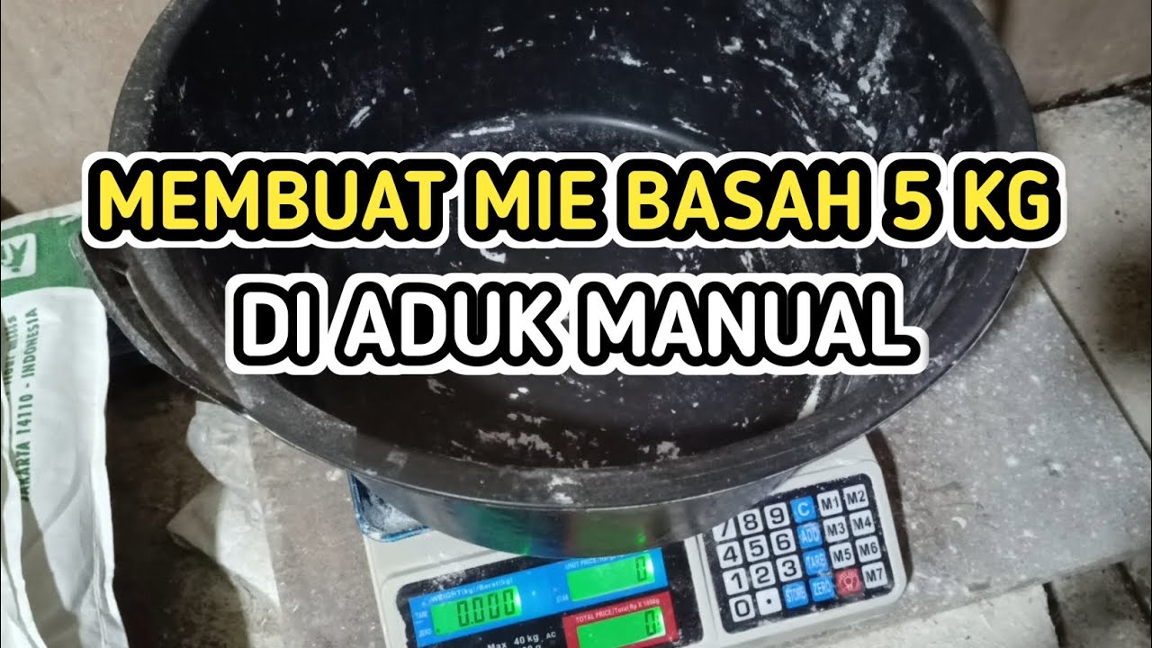 5 Kg Saja Di H +3 Ramadhan: Sampai di aduk Manual