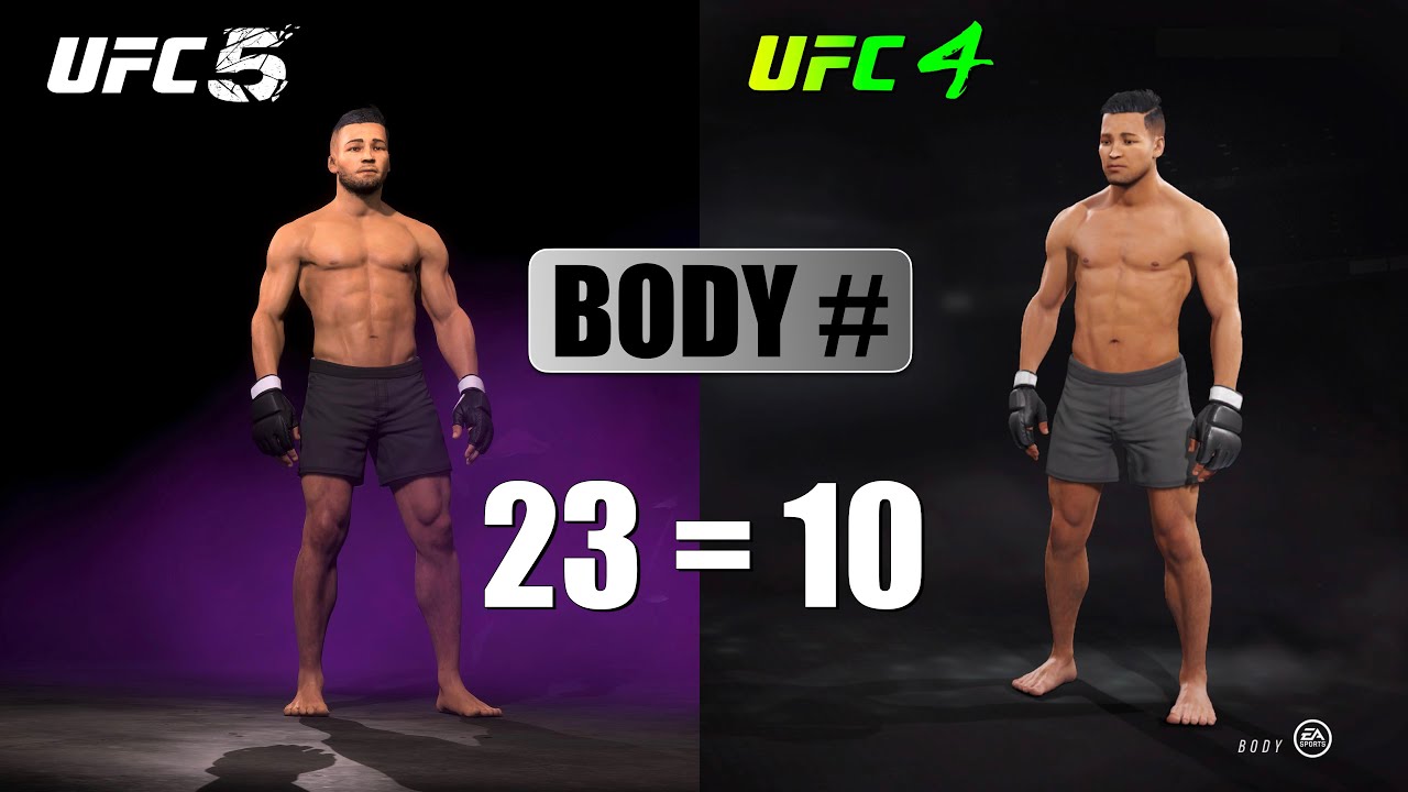 UFC 4 → UFC 5 CAF Body Type Decoder