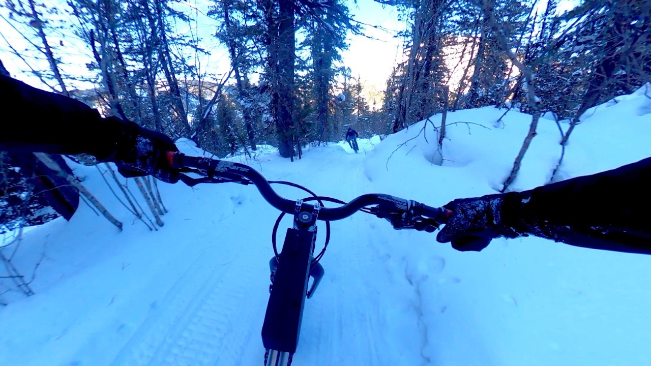 Самое высшее катание на фэтбайке! Спуск от метеостанции с Черского, следуя за Володей Пуляевским..