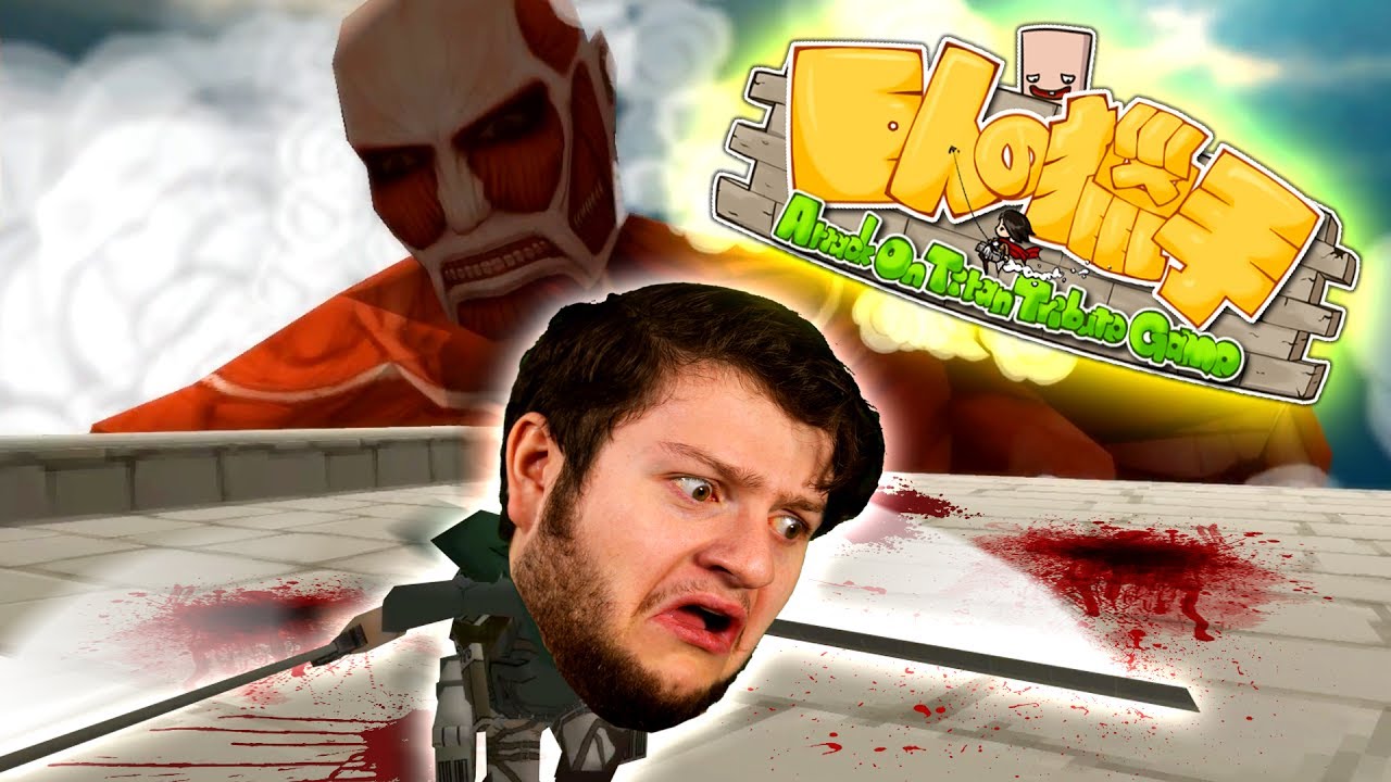 WE FINALLY BEAT HER! | Attack On Titan Tribute Game! (Funny Moments)