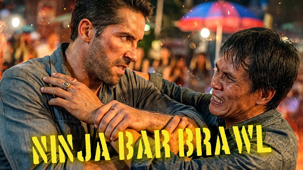 💥 SCOTT ADKINS DRUNKEN TAKEDOWN OF THUGS 💥 | Ninja Martial Arts Fight Scene | Action Reload