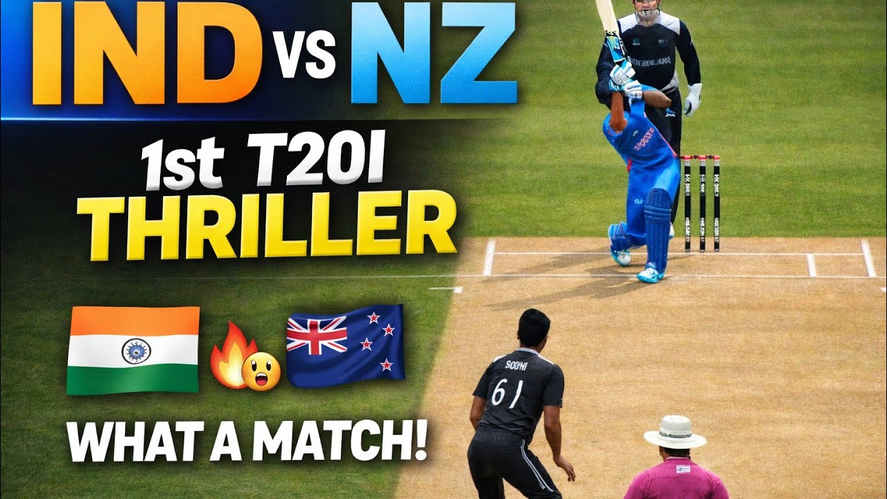 IND Vs NZ 🏏 1st T20I | Real Cricket Gameplay | 