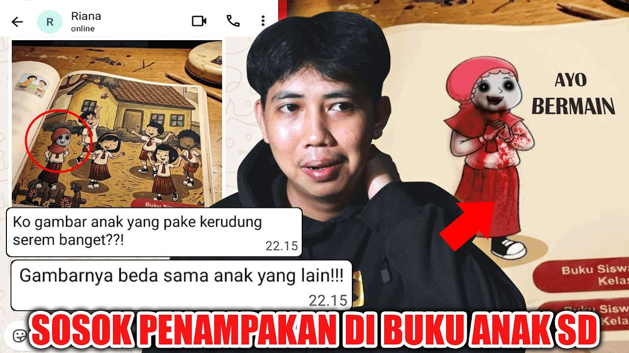 SOSOK PENAMPAKAN DI BUKU ANAK SD 😨 | CHAT HISTORY HORROR INDONESIA