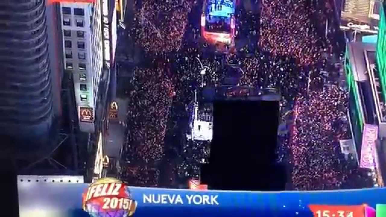New Year's Eve 2015-Times Square Ball Drop -Bienvenida al Nuevo Año en NY.