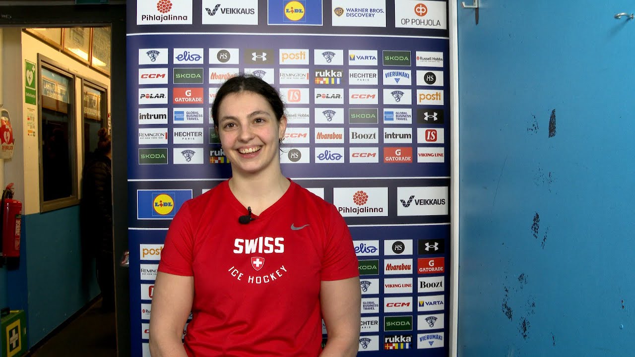 Nicole Vallario (New York Sirens) nach dem WEHT-Spiel Schweiz-Tschechien in Lahti, 10.12.2025
