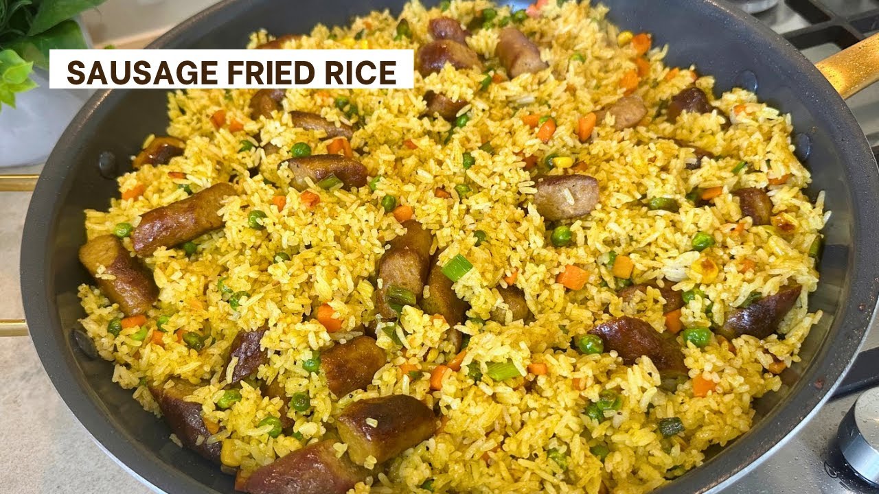 Sausage Fried Rice Quick, Easy & Flavourful 