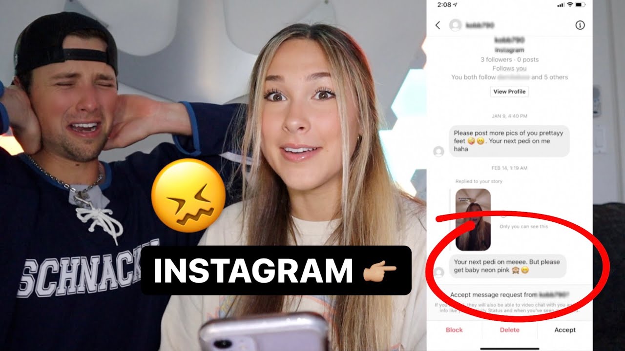 READING MY SISTER INSTAGRAM DMS! (SCARRED ME)