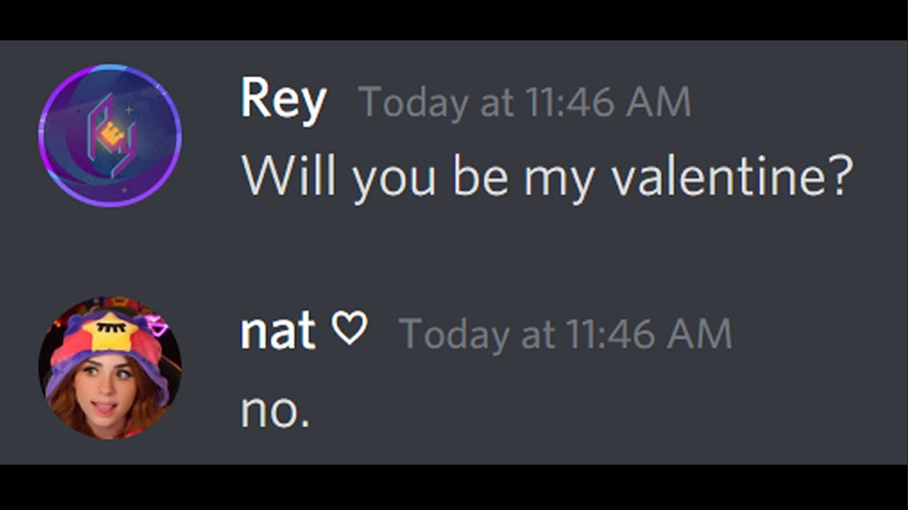 I asked Nat to be my Valentine for this...