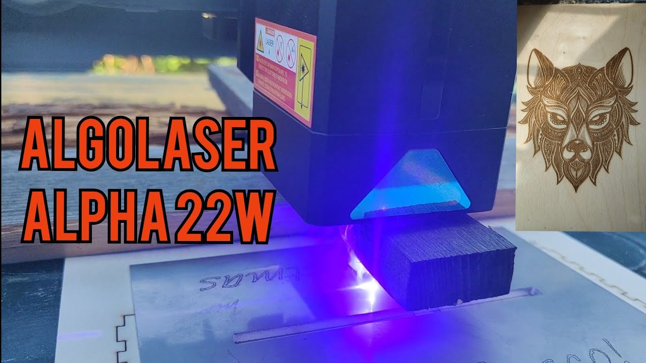 #518 Rivela il tuo genio creativo! ALGOLASER ALPHA 22W taglia, e incide tutto!