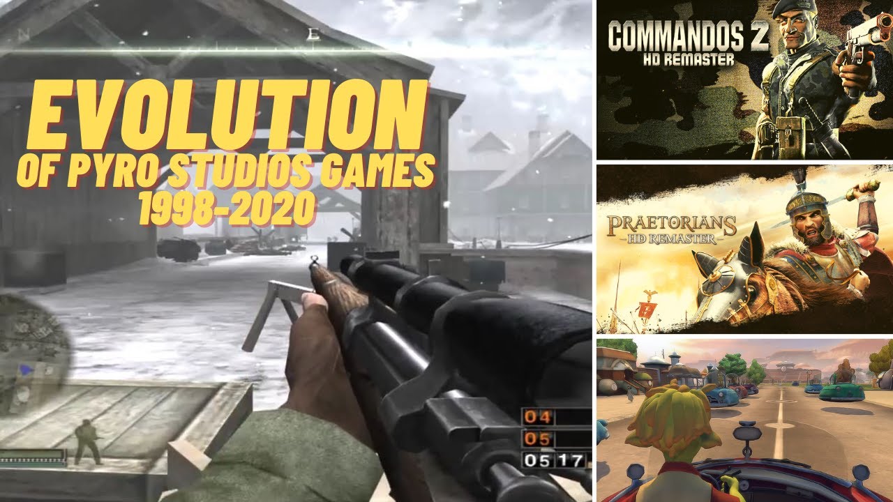 Evolution of Pyro Studios Games 1998-2020